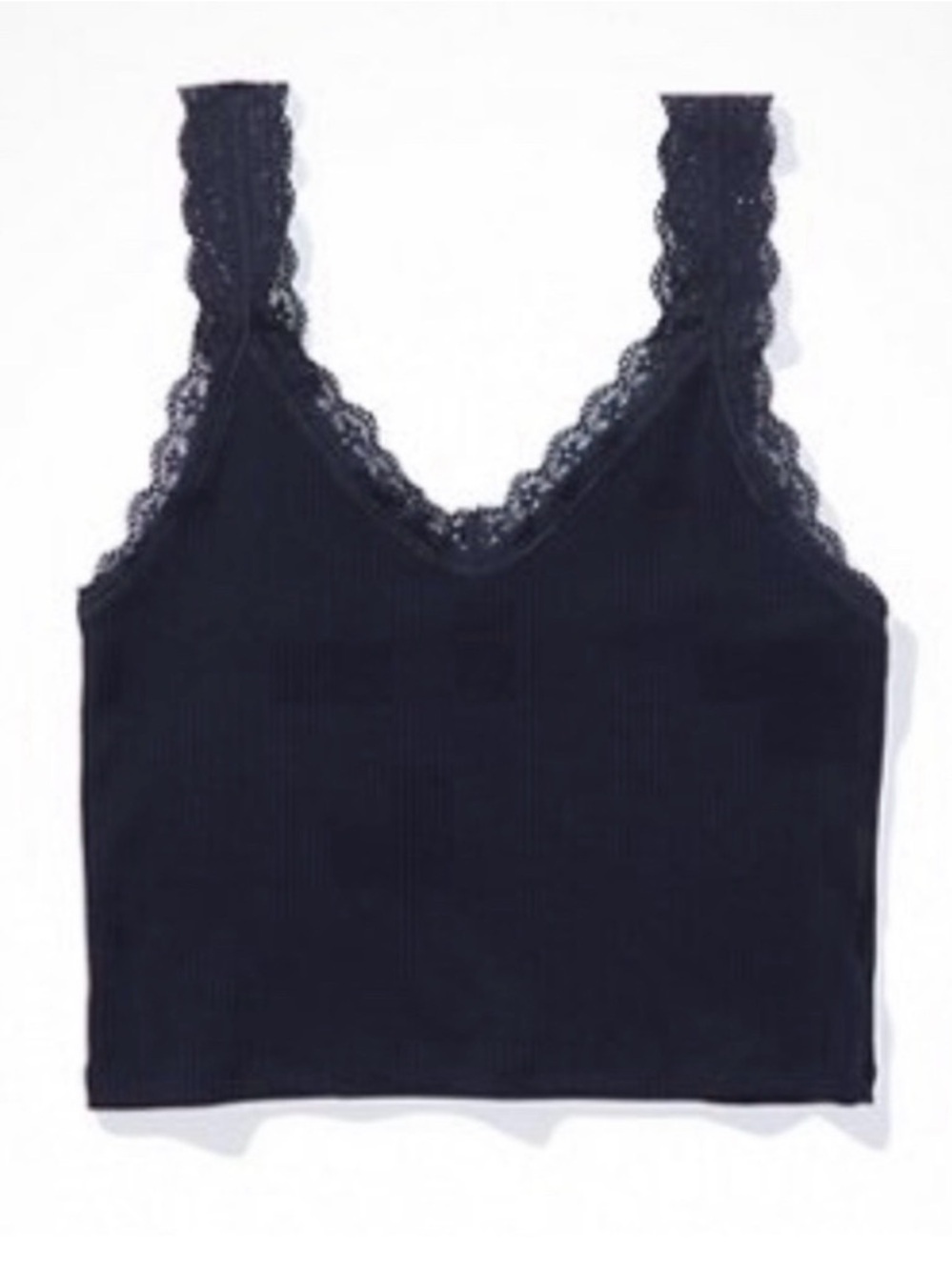 American Eagle Navy Blue Lace tank